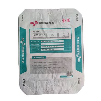 80GSM PP Woven Cement Bag 50kg Self-Closing Moisture Proof