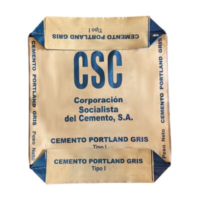 품질  Moisture Proof PP Woven Valve Bag for Heavy Duty 50kg Cement Packaging 공장