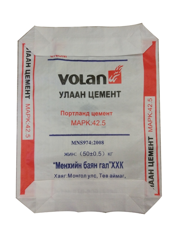 50KG PP Cement Bag with PE Lamination Moisture Proof
