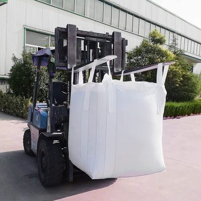 장작 구조 시멘트를 위한 편평한 하부 피브크 거대한 PP 가방 통기성 1 톤