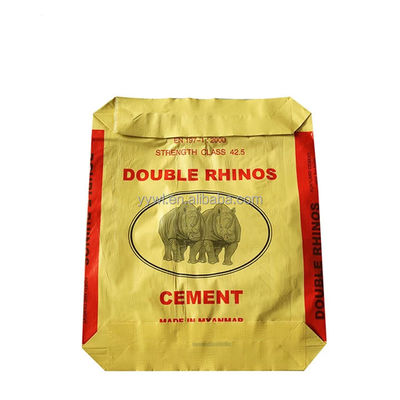 25KG 40KG 50KG PP 시멘트 빈 가방 광고 스타 블록 하단 밸브 자루 가방