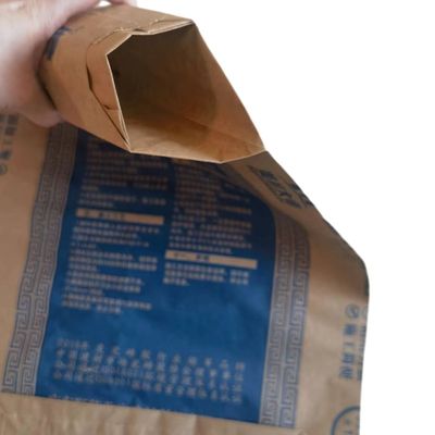 25KG 40KG 50KG 아드스타 2 층 포장 봉지는 시멘트 패키징을 위한 포장 봉지를 밸브를 답니다