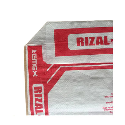 광고 스타 50KG 40KG 25KG 시멘트 자루는 최저 우븐 PP 밸부 가방을 차단합니다