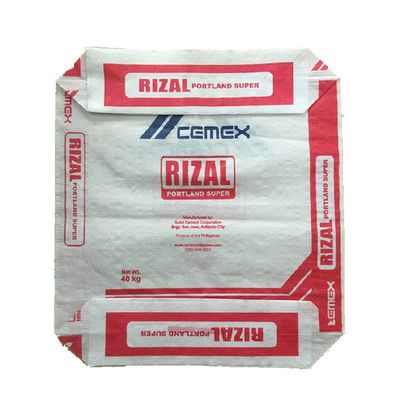 뜨거운 매각 25KG 40KG 50KG 광고 별 가방 PP 블록 최저 백 시멘트 밸브 가방 시멘트 봉투