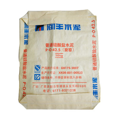 25KG 40KG 50KG 광고 스타는 분말로 된 상품을 위한 PP 우븐 누를 적층했습니다