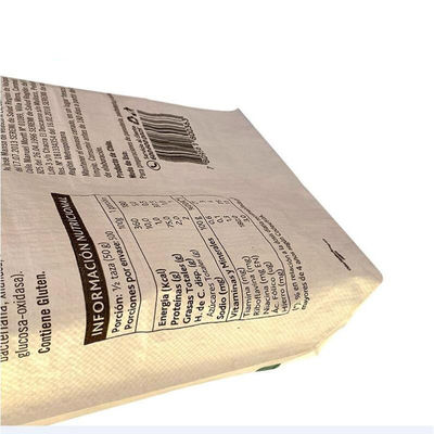 폴리프로필렌 PP 우븐 밸부 가방 블록 선저 시멘트는 25 킬로그램 40KG 50KG를 자루에 넣습니다