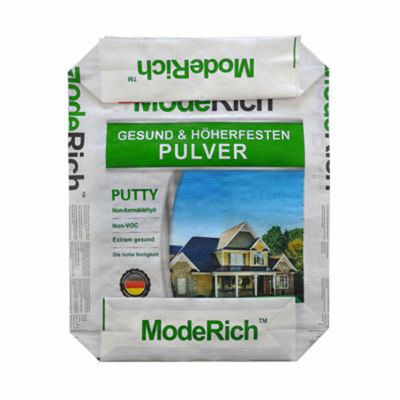 25KG 40KG 50KG PP 시멘트는 70gsm을 자루에 넣습니다 - 100gsm 블록 최저 광고 스타 가방 ISO14001