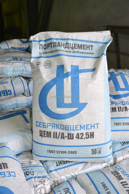 주문 제작된 오프셋 인쇄 3 층 종이 포대 50 킬로그램 크라프트 지 시멘트 자루