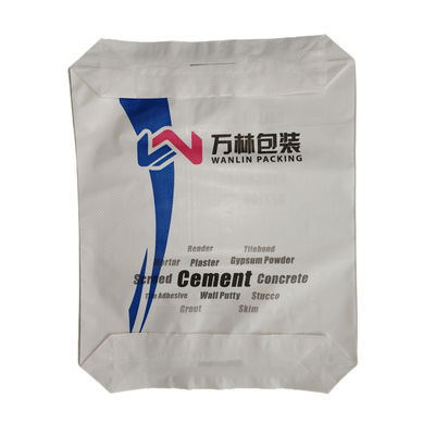 20KG-50KG PE 라미네이트 된 PP 직물 시멘트 가방 블록 바닥 밸브와 ISO9001 인증