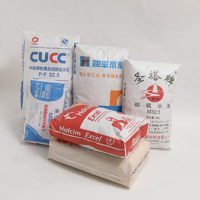 25kg 50kg 환경 친화적 직물 비어있는 시멘트 플라스틱 시멘트 가방