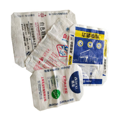 평면 바닥 시멘트 가방 사용자 정의 20Kg 폴리 프로필렌 타일 접착 엮은 밸브 가방