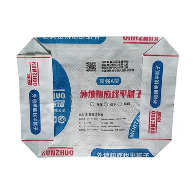 전체 인쇄 밸브 시멘트 가방 Pp 직물 Bopp 라미네이션 가방 20Kg 25Kg 40Kg