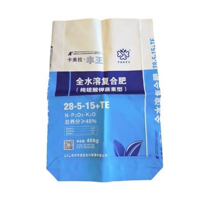 Bopp 인쇄 및 11-25gsm 라미네이팅 다양한 응용을위한 사용자 정의 가능한 비료 포장 봉지