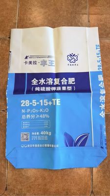 Bopp 인쇄 및 11-25gsm 라미네이팅 다양한 응용을위한 사용자 정의 가능한 비료 포장 봉지