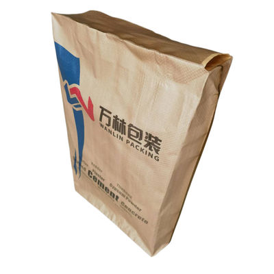 표면 인쇄 수분 방지 PP 직물 시멘트 봉지 20kg 25kg 40kg 50kg 포장