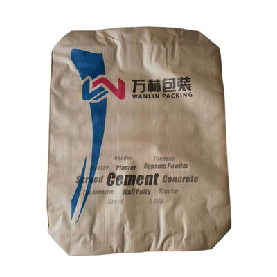 표면 인쇄 수분 방지 PP 직물 시멘트 봉지 20kg 25kg 40kg 50kg 포장
