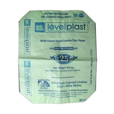 시멘트용 빈 블록 바닥 밸브 백 20kg 25kg 40kg 50kg PP 재질 측면당 1-4색 인쇄 강함