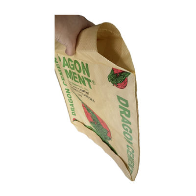 25 KG 40 KG 50 KG 직물 PP 밸브 시멘트 봉지 빈 봉지 산업 플렉소 인쇄 포장