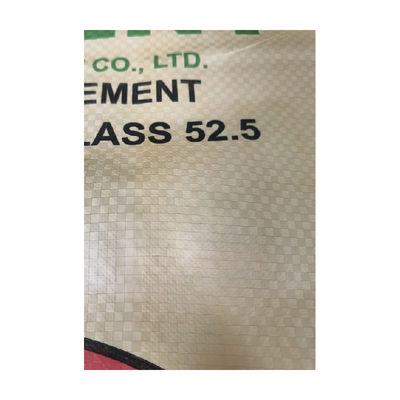 25 KG 40 KG 50 KG 직물 PP 밸브 시멘트 봉지 빈 봉지 산업 플렉소 인쇄 포장