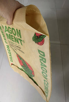 다색 폴리 짠 방습 PP 시멘트 밸브 가방 25 KG 40 KG 50 KG 포장