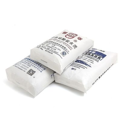 폴리프로필렌 친환경 밸브 PP 시멘트 봉지 50kg 블록 바닥 AD STAR 포장