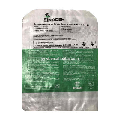 PP 직물 밸브 시멘트 봉지 25KG 50KG 습기 방지 ISO9001