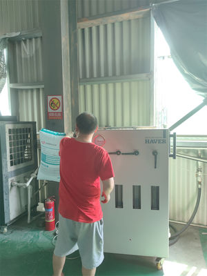 80GSM PP 짠 시멘트 가방 50kg 자체 밀봉 방습