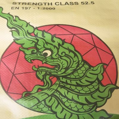 85GSM PP 시멘트 백 50KG, PE 라미네이션 방습