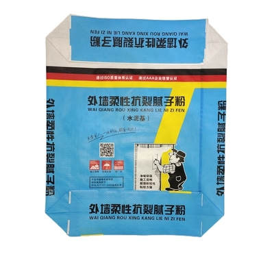 타일 접착제용 BOPP 인쇄 20kg 25kg PP 밸브 백