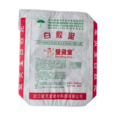 ISO9001:2008 인증 25KG 50KG PP 밸브 직물 시멘트 봉지