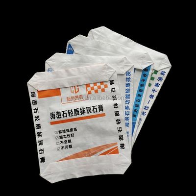 뜨거운 재활용 가능한 맞춤형 ISO9001:2008 인증 시멘트 포대 및 모르타르 및 화학 분말용 PP 밸브 백