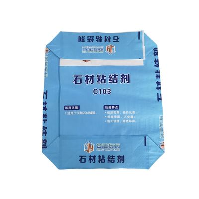 시멘트 및 건설자재용 용량 50KG 40KG 25KG의 PP 직물 밸브 가방