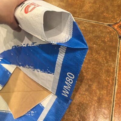 시멘트 포장용 초습성 PP/ 종이 밸브 팩