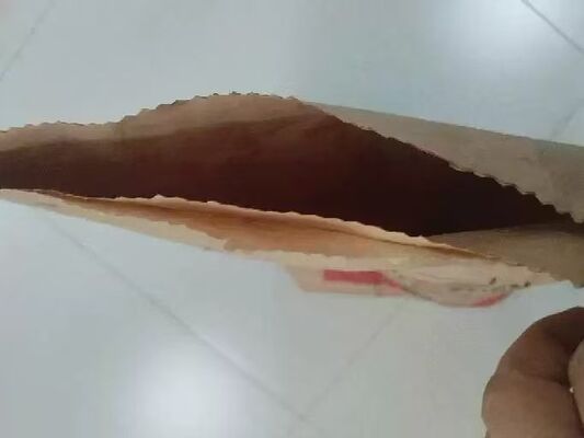 돌로마이트 분말 포장을 위한 맞춤형 사각 바닥 개구부 크라프트 종이 봉투