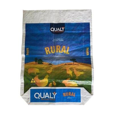 동물 사료 가방 BOPP 인쇄 오픈 상단 사각형 하단 반려동물 음식용 방수 PP 직물 가방