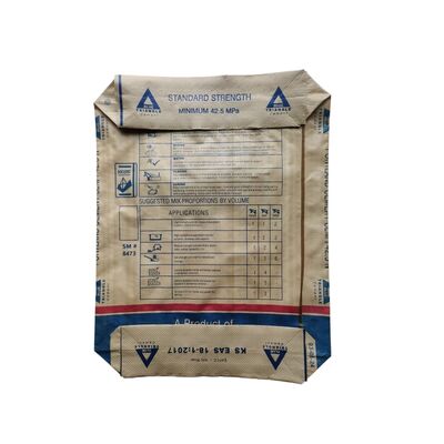 AD 스타 PPW 가루 50kg 시멘트 가방 정면 바닥 코팅 플라스틱 직물 밸브 가방