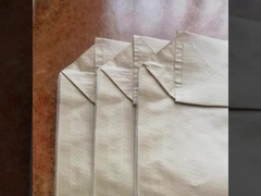 비어 있는 멍 50KG를 재활용하는 하얀 우븐 폴리프로필렌 샌드백