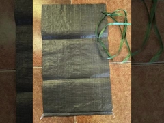 35x66cm 50LB 모래 포장 봉지 빈 PP 직물 봉지 바늘 바닥 재활용